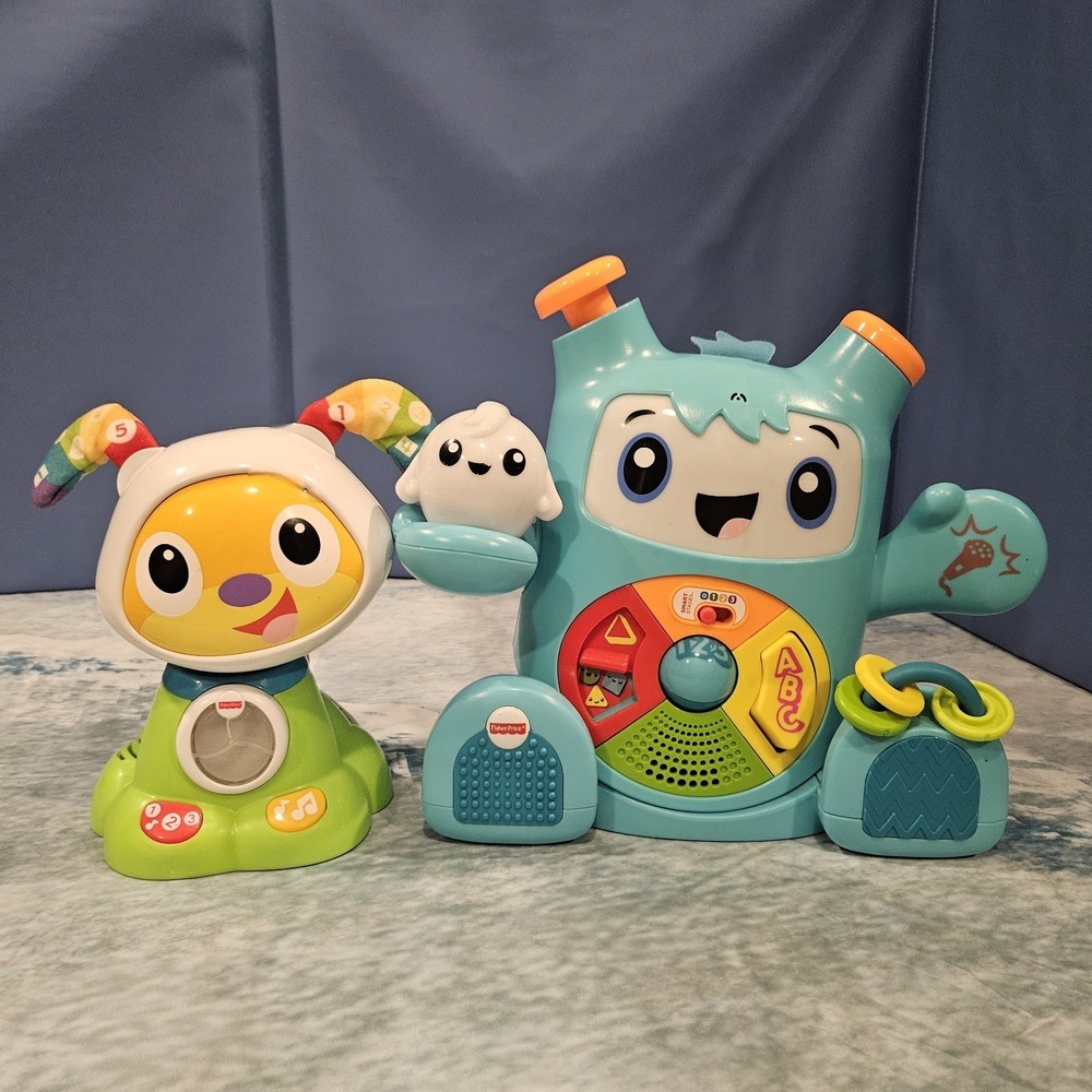 Fisher Price BeatBo BeatBowWow Puppy Learning Toy Bundle Lights Sounds Tested